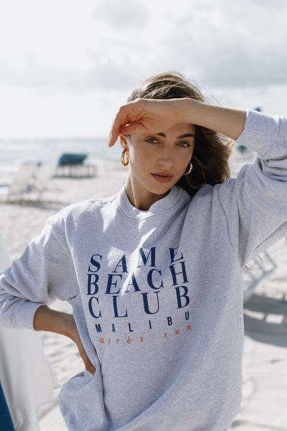 SAME LOS ANGELES - Sweat Shirt - Beach Club Sweatshirt (Gray)