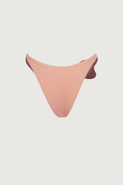 Rosette 90s Bottom (Faux Suede Blush/Blush)