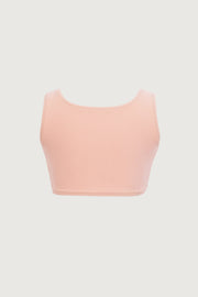 rose tank top (faux suede blush/blush)