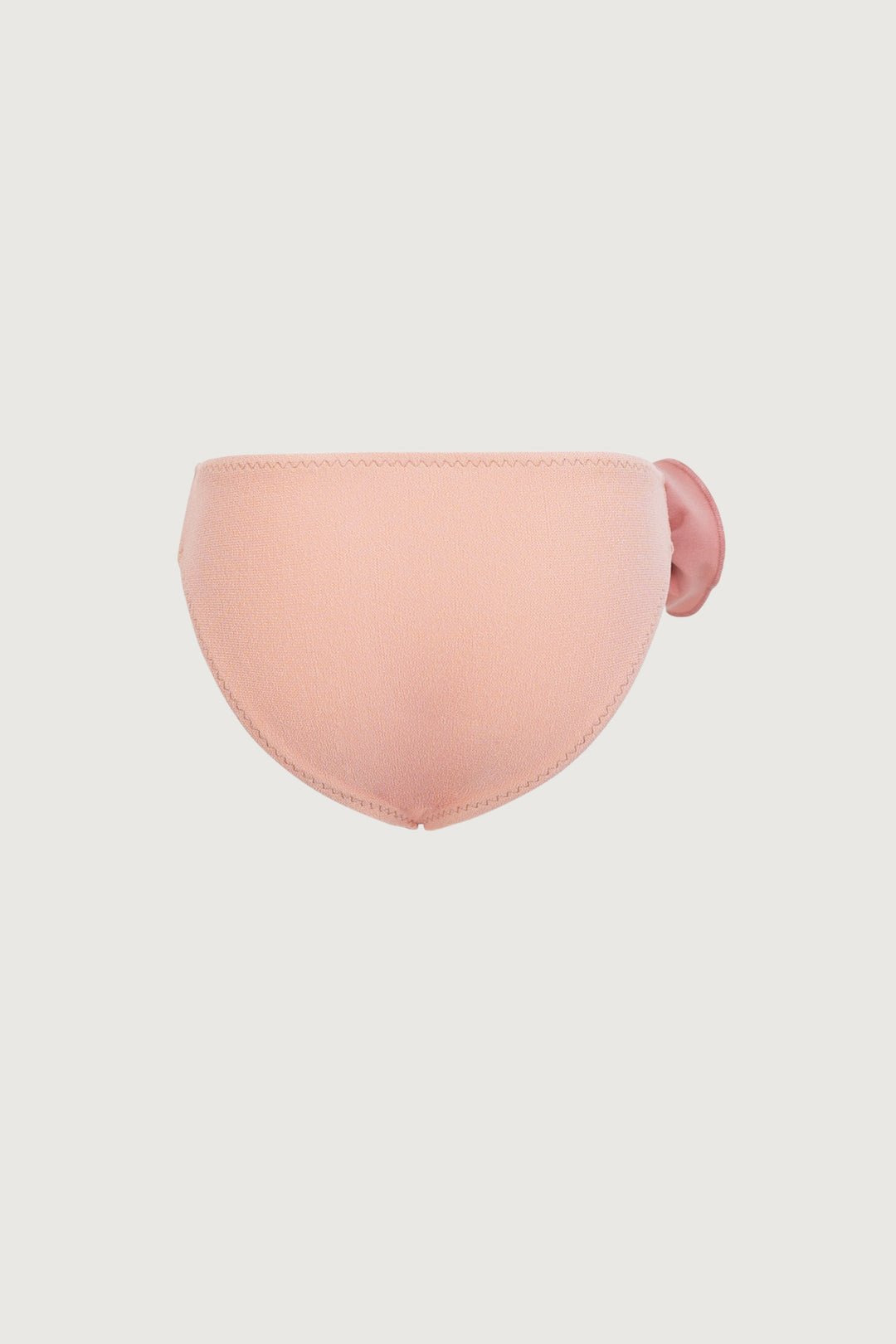 rose brief bottom (faux suede blush/blush)