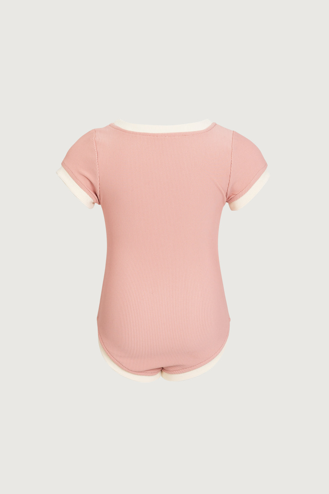 gracie one piece (ribbed blush/cream)