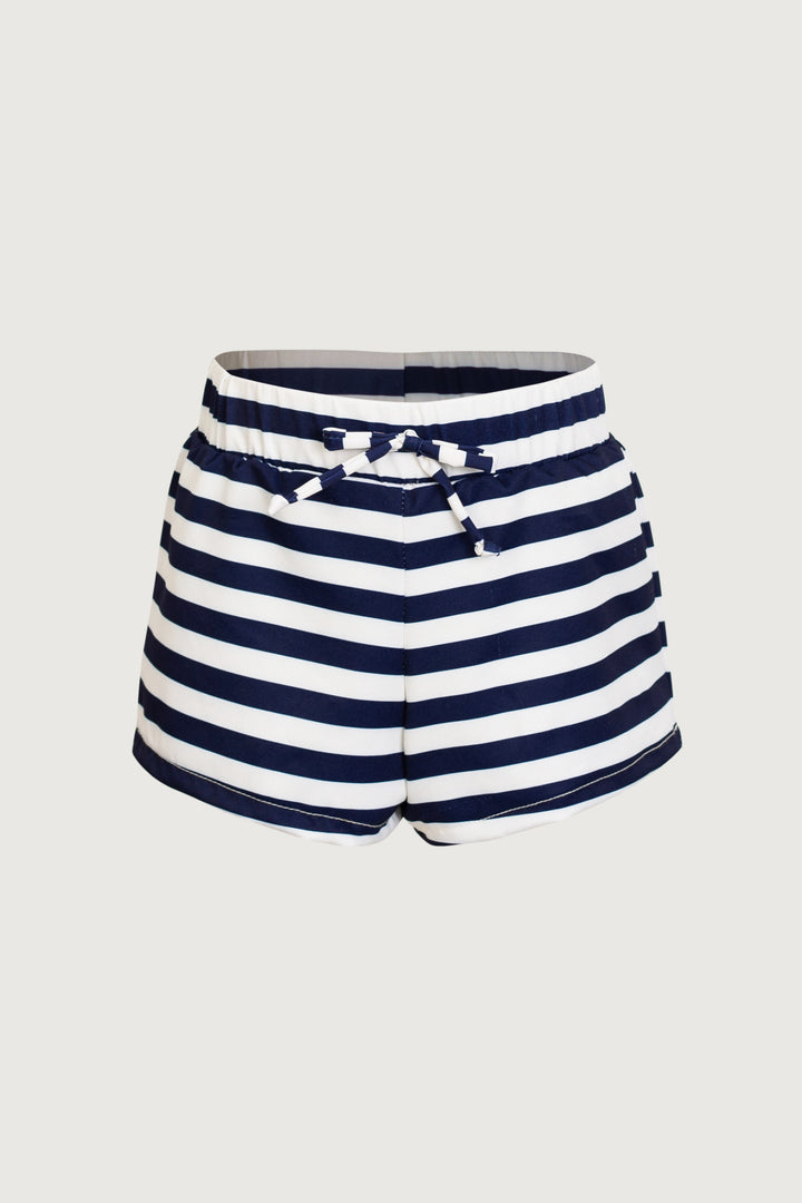 shorties (navy cream stripe)