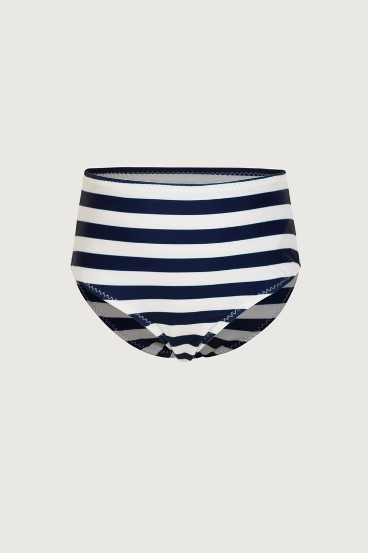 swim bloomer (navy cream stripe)