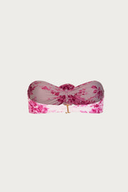 Rosette Bandeau Top (French Floral)