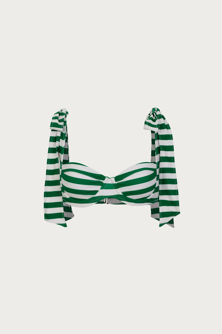 The Lady Bra (Green Stripe)