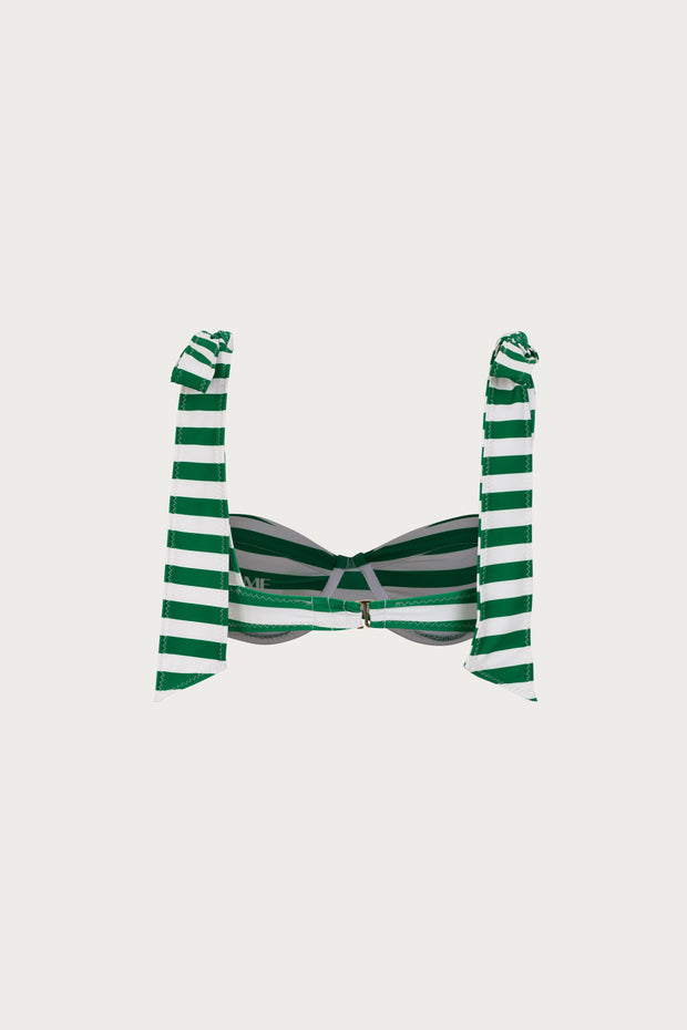 The Lady Bra (Green Stripe)