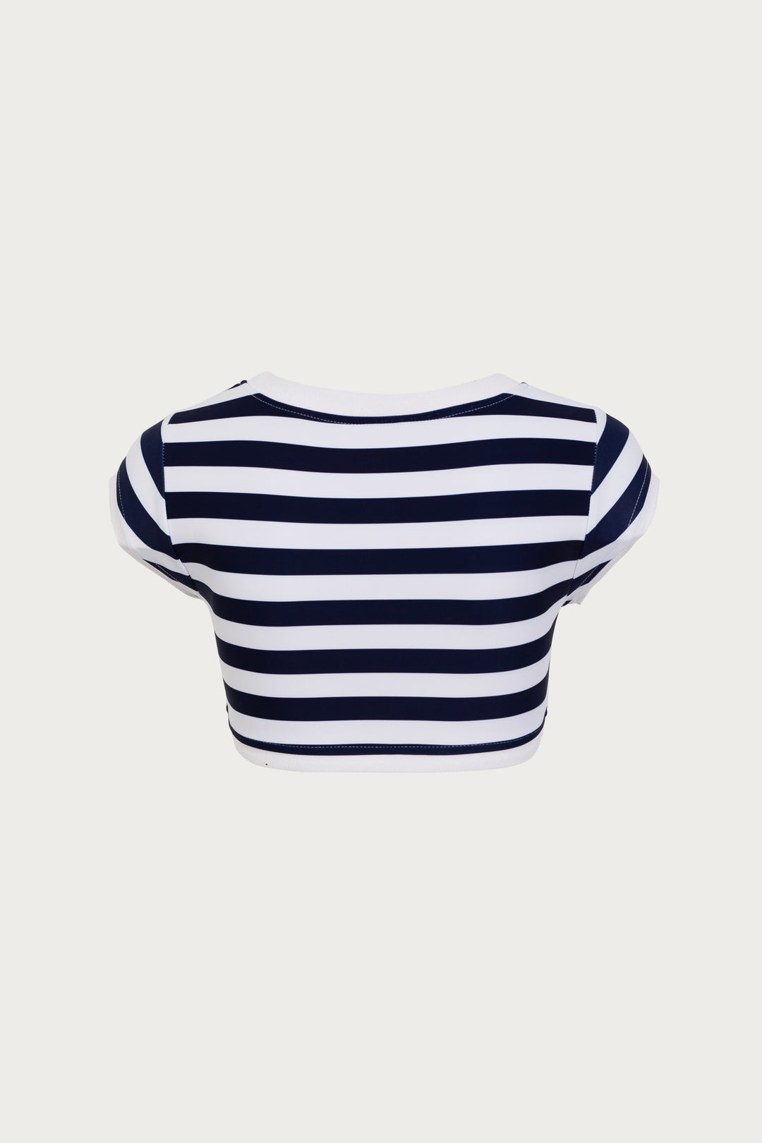 The Grace Top (Navy Cream Stripe/White)