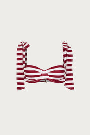 The Lady Bra (Burgundy Stripe)