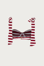 The Lady Bra (Burgundy Stripe)