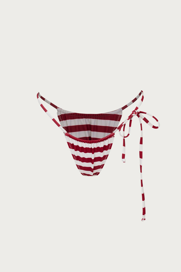 String Bottom (Burgundy Stripe)