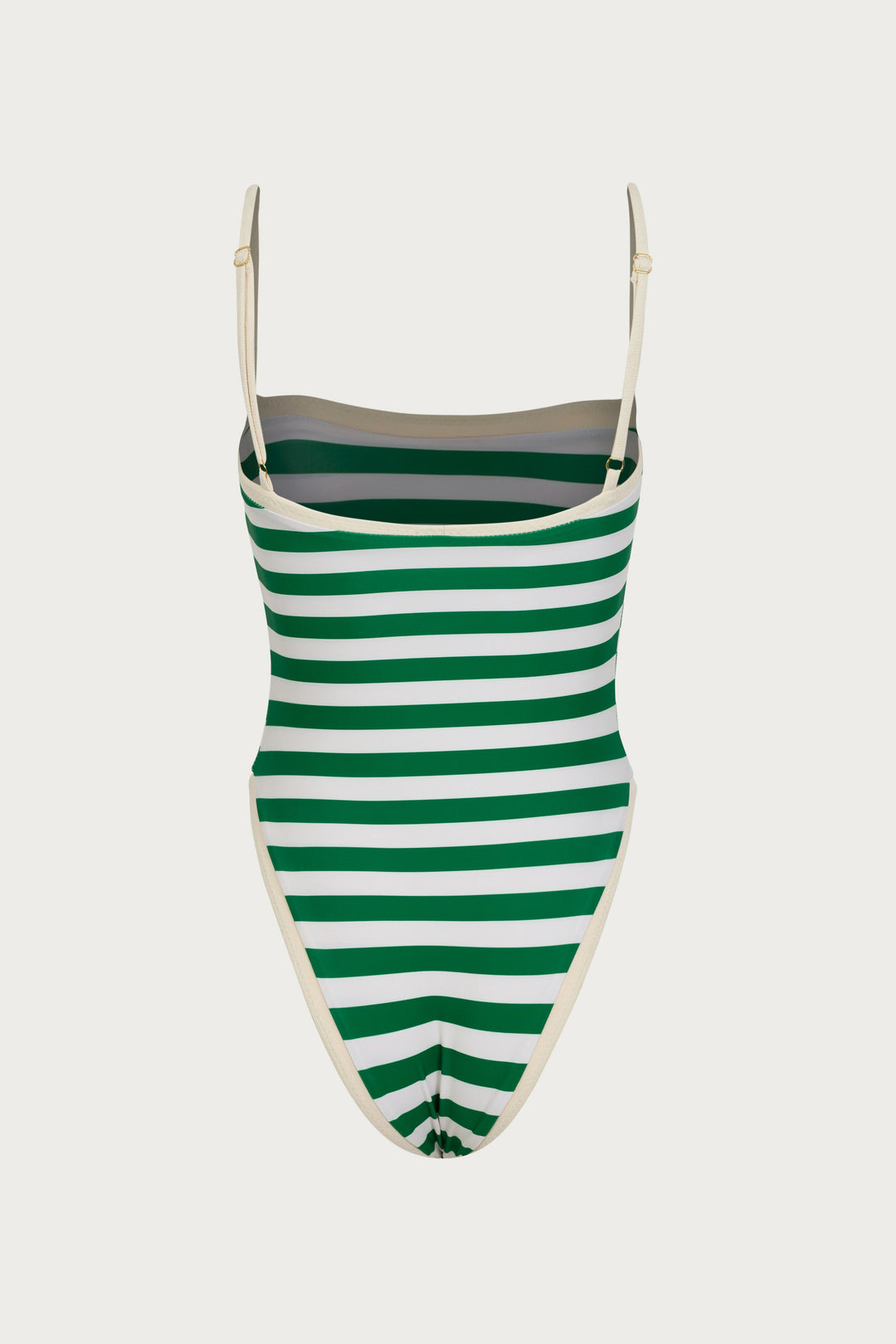 Colorblock One Piece (Green Stripe)