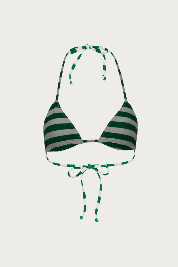 Triangle Top (Green Stripe)