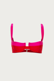 Underwire Top (Scarlet Red/Pink)