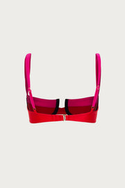 Underwire Top (Scarlet Red/Pink)