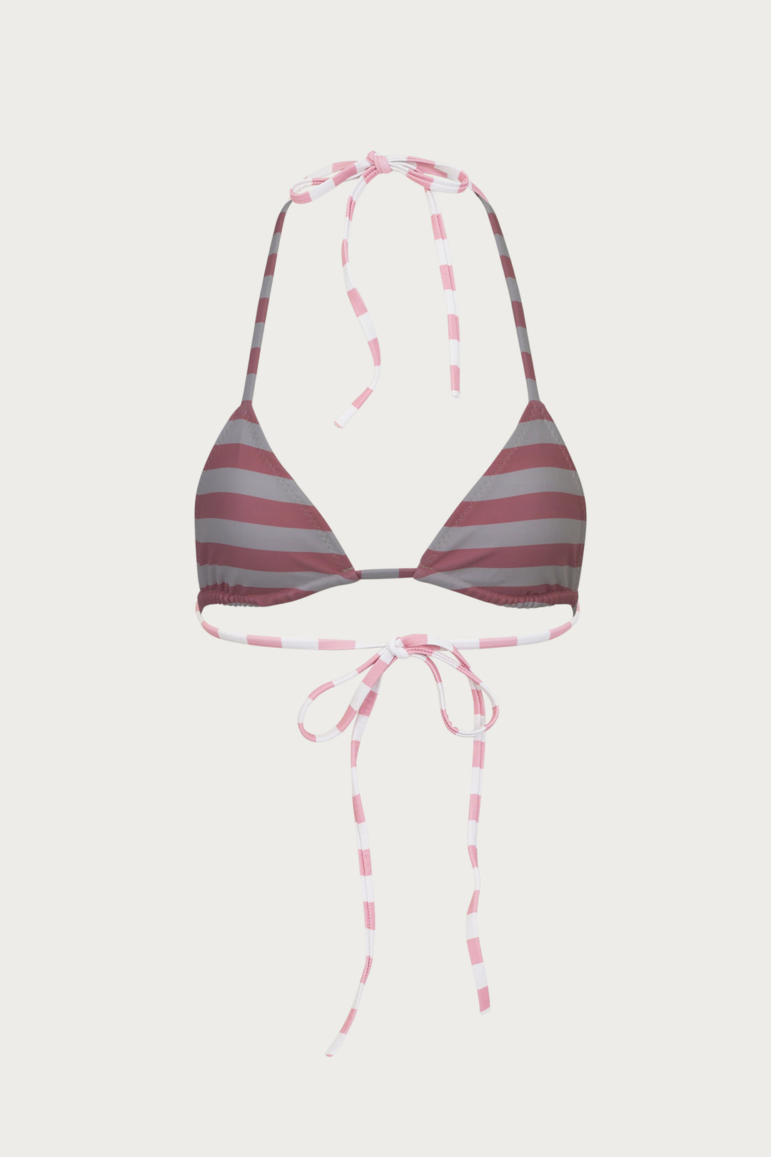 Triangle Top (Pink Stripe)