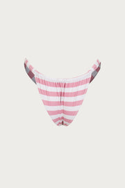 Ruched Bottom (Pink Stripe)