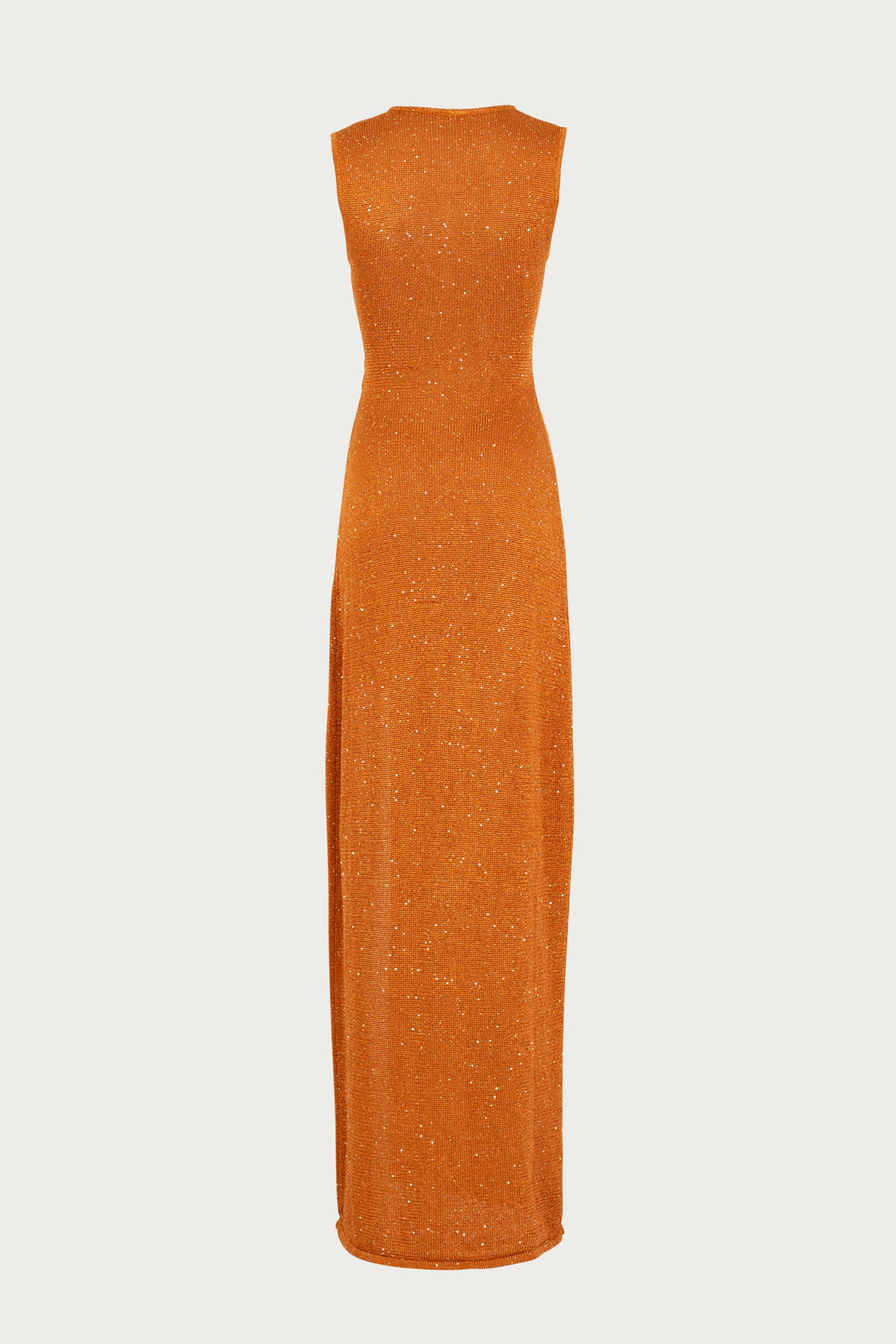 Cut Out Twist Dress (Copper Sequin)