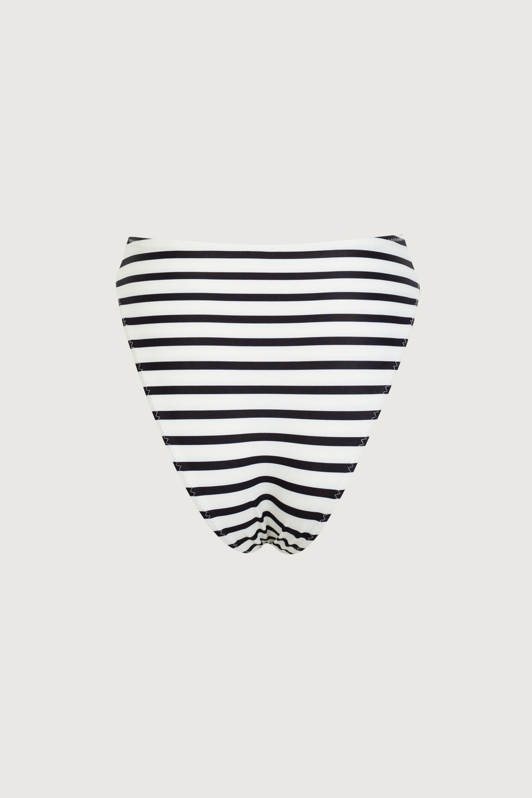 Rosette High Rise Bottom (Cream Black Stripe)