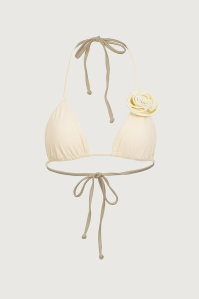 Chain-detail faux-suede swimsuit in white - Same