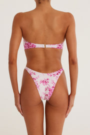 Rosette Bandeau Top (French Floral)