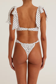 The Lady Bra (Cream Black Polka Dot)