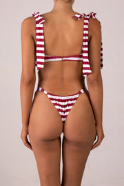 The Lady Bra (Burgundy Stripe)