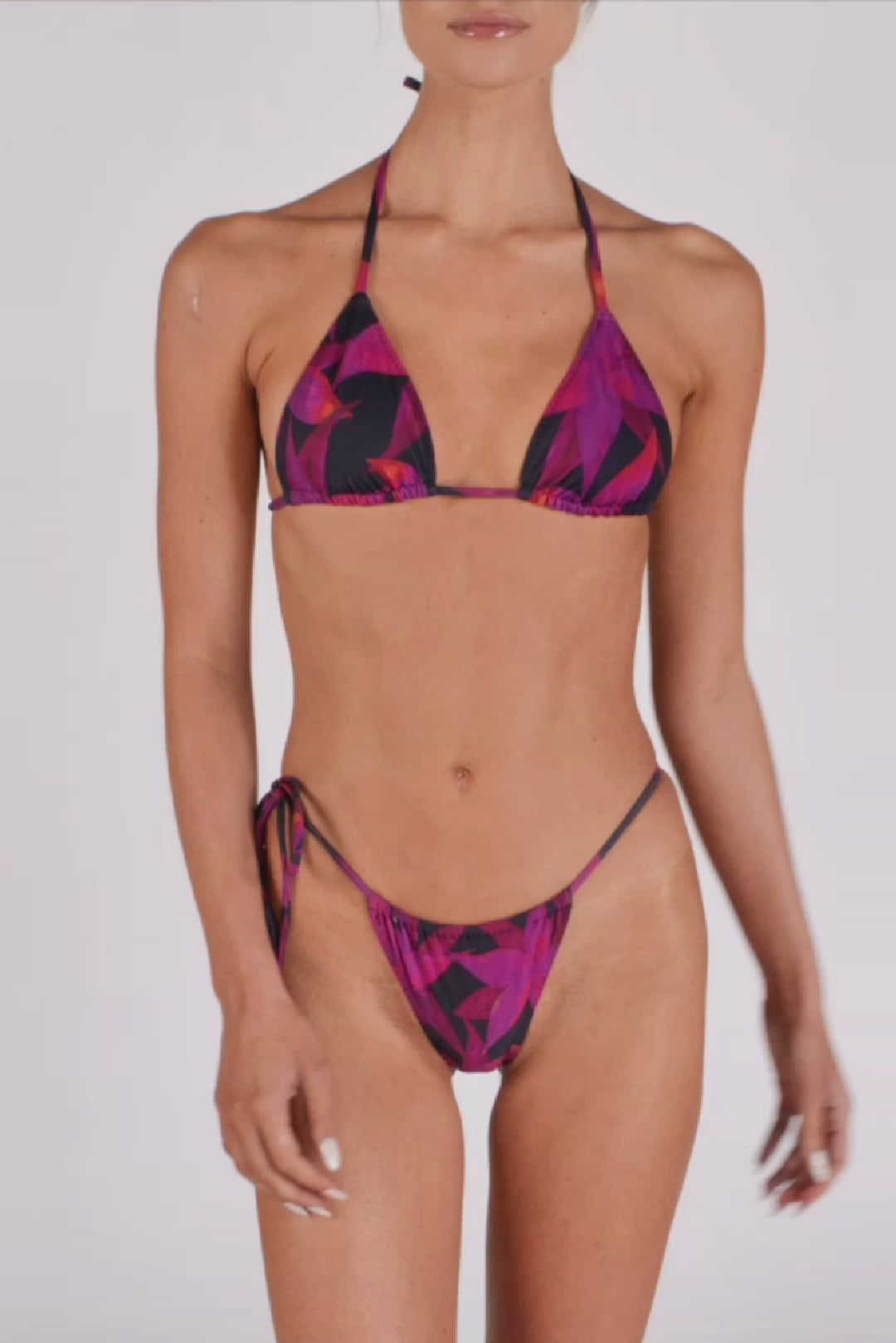 String Bottom (Purple Tropical)