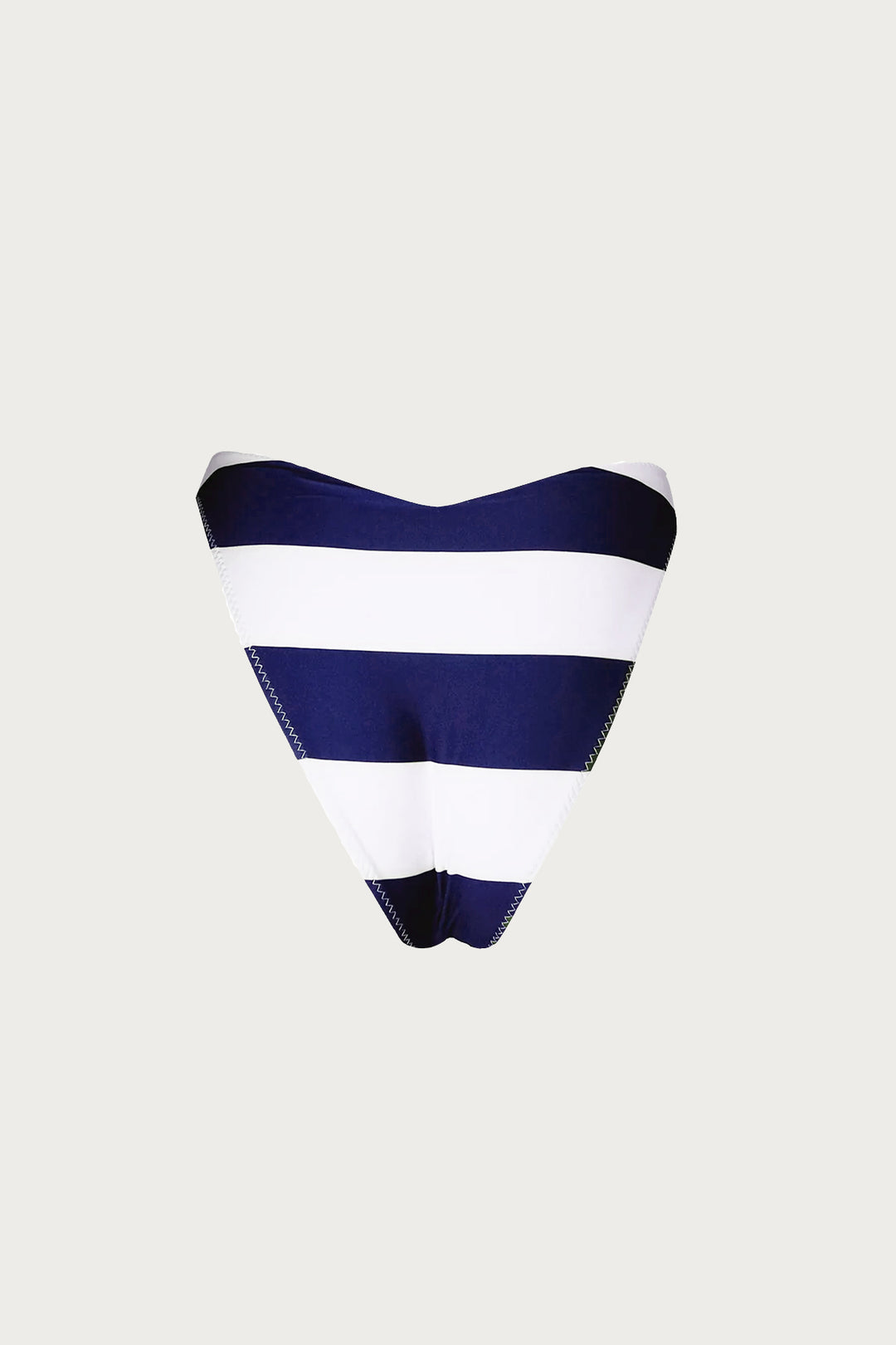 V High Hip Bottom (Navy/Cream Stripe)