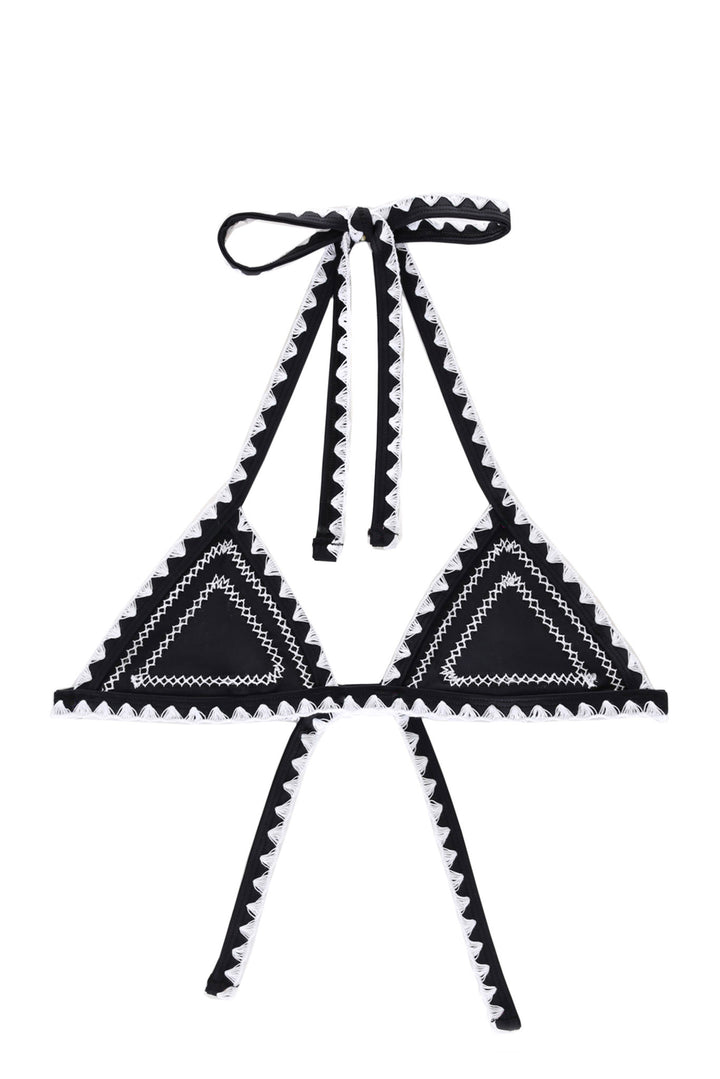 The Catch Triangle Top (Noir/Blanc)