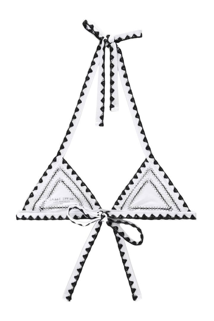 The Catch Triangle Top (Blanc/Noir)