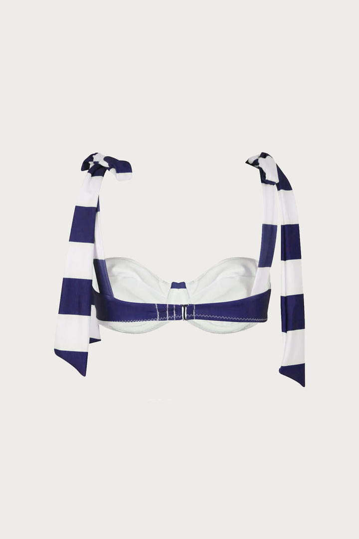 The Lady Bra (Navy/Cream Stripe)