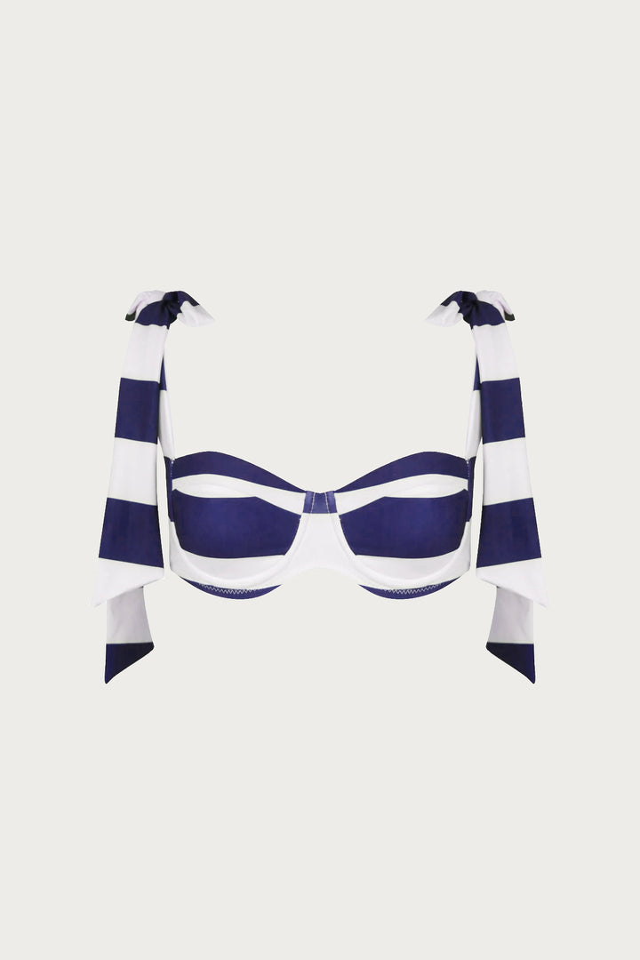 The Lady Bra (Navy/Cream Stripe)