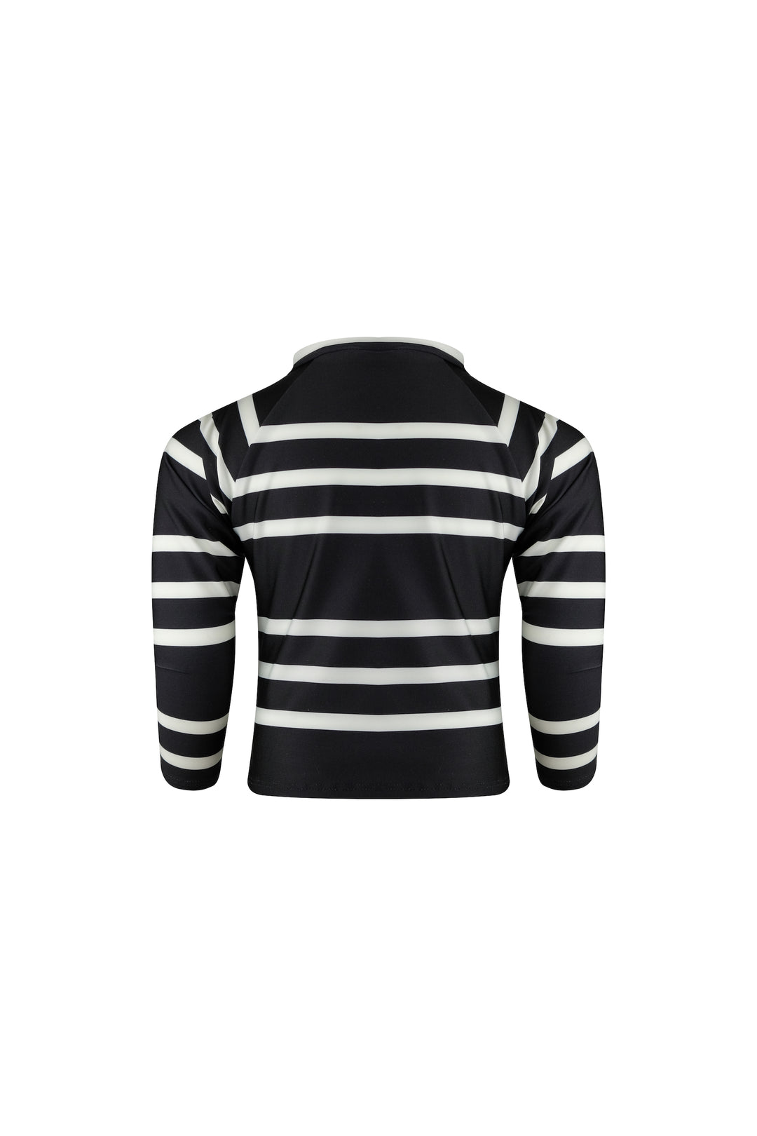 unisex rashguard (black cream stripe)