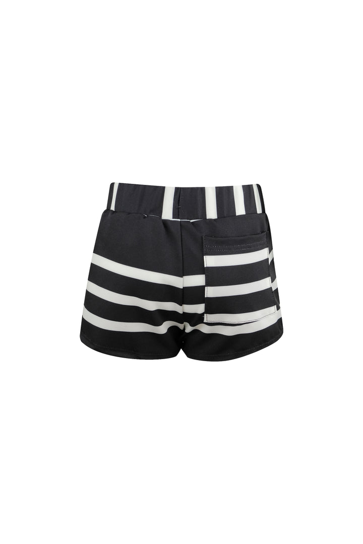 shorties (black cream stripe)