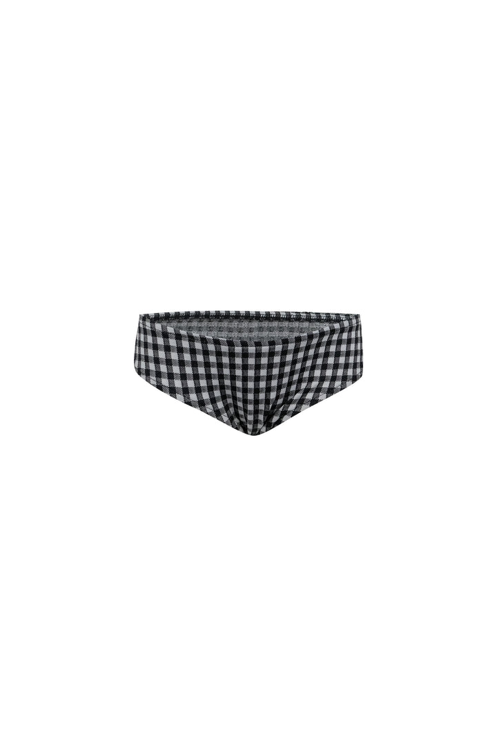 bamm-bamm brief (black gingham)