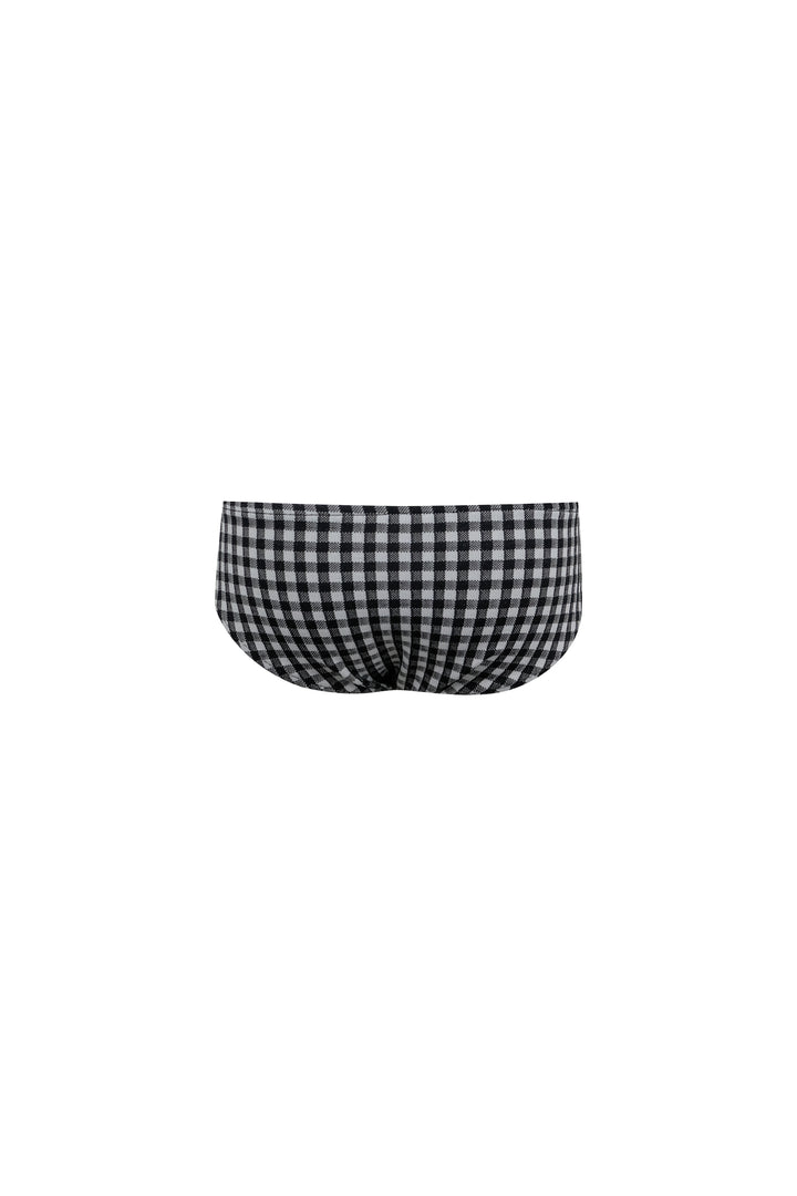 bamm-bamm brief (black gingham)